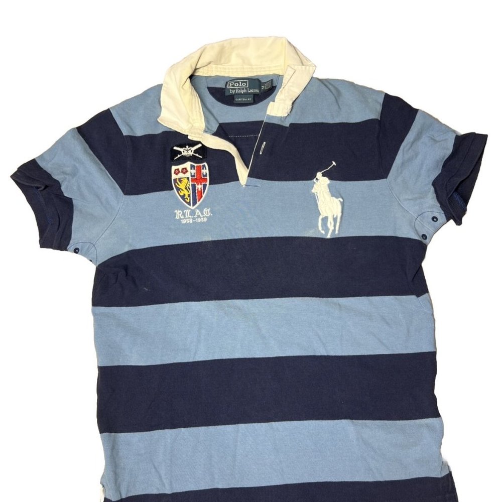 Vtg Polo Ralph Lauren RLAC 1938-1939 #15 Lion Crest Big Pony Custom Men's M Used